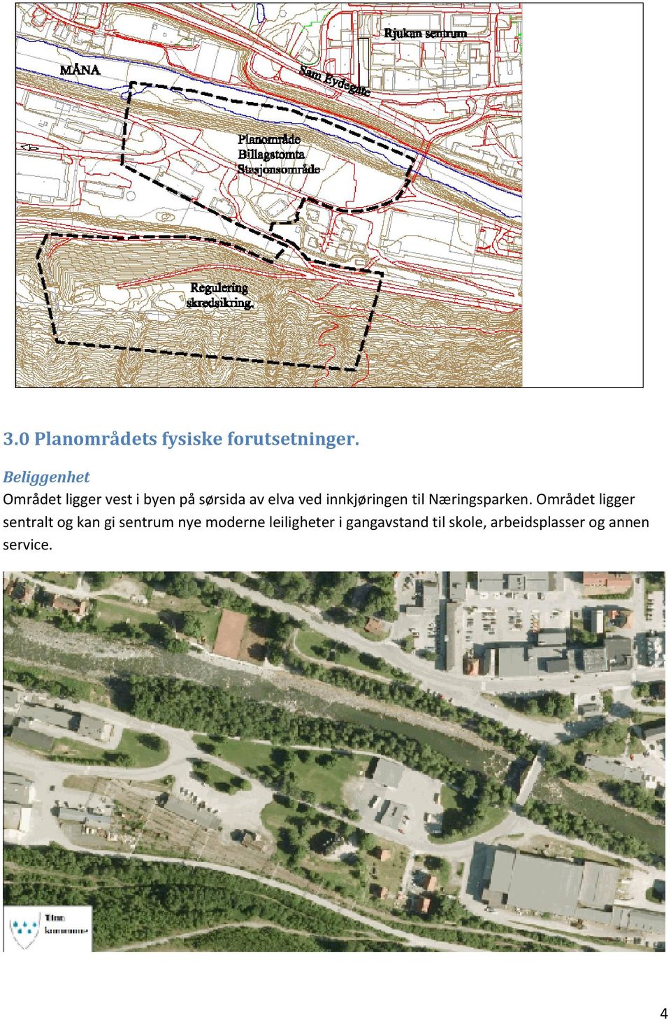 innkjøringen til Næringsparken.