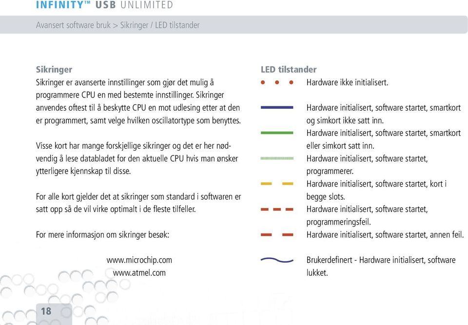 Visse kort har mange forskjellige sikringer og det er her nødvendig å lese databladet for den aktuelle CPU hvis man ønsker ytterligere kjennskap til disse.