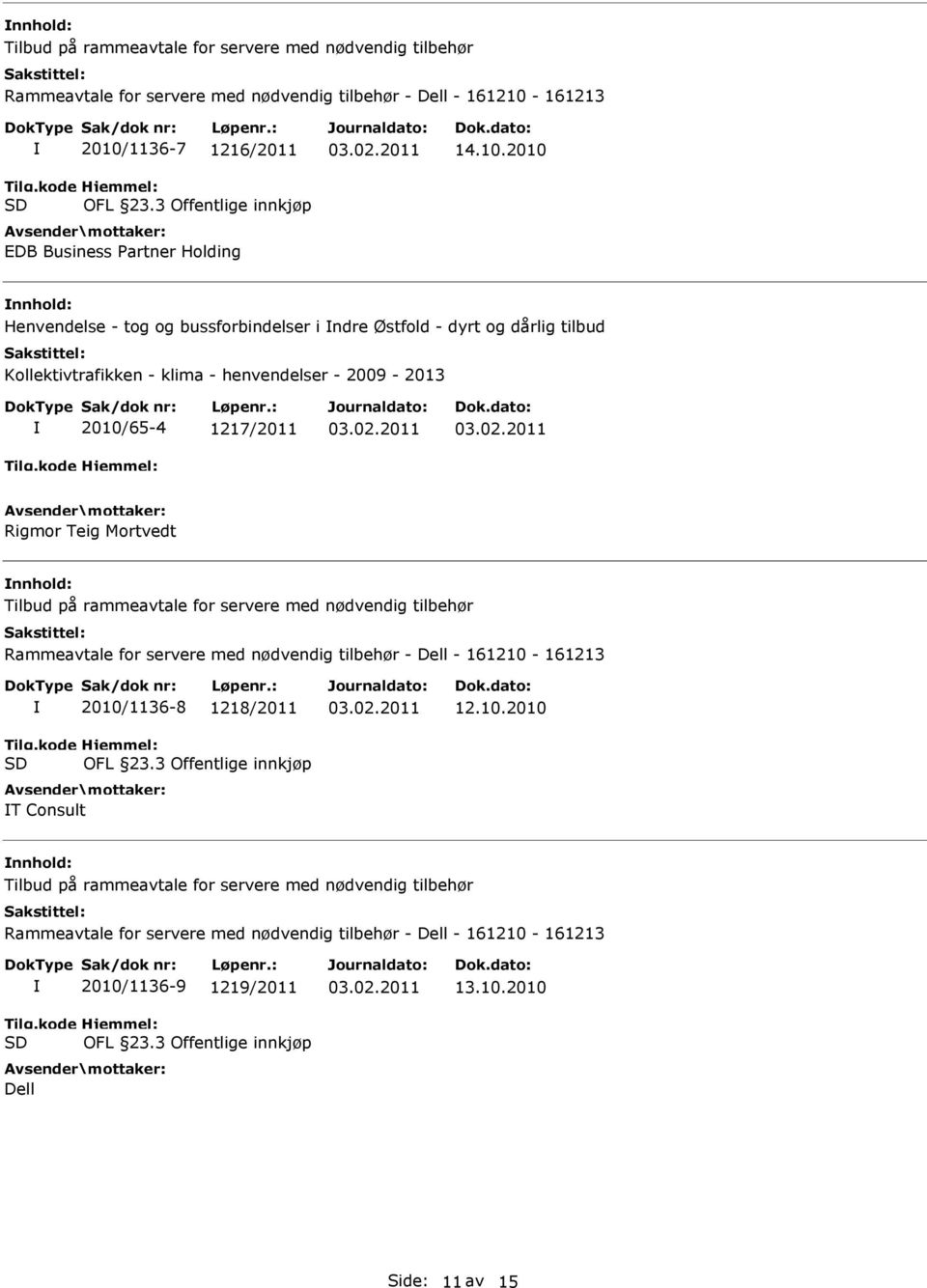 2010 Henvendelse - tog og bussforbindelser i ndre Østfold - dyrt og dårlig tilbud Kollektivtrafikken - klima - henvendelser - 2009-2013 2010/65-4