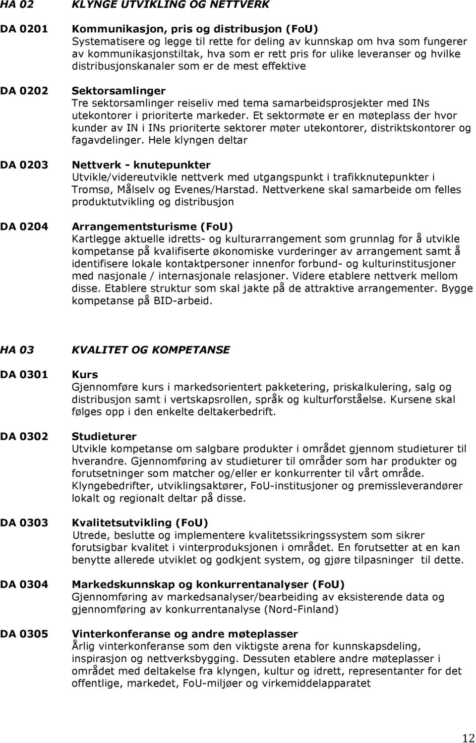 INs utekontorer i prioriterte markeder. Et sektormøte er en møteplass der hvor kunder av IN i INs prioriterte sektorer møter utekontorer, distriktskontorer og fagavdelinger.