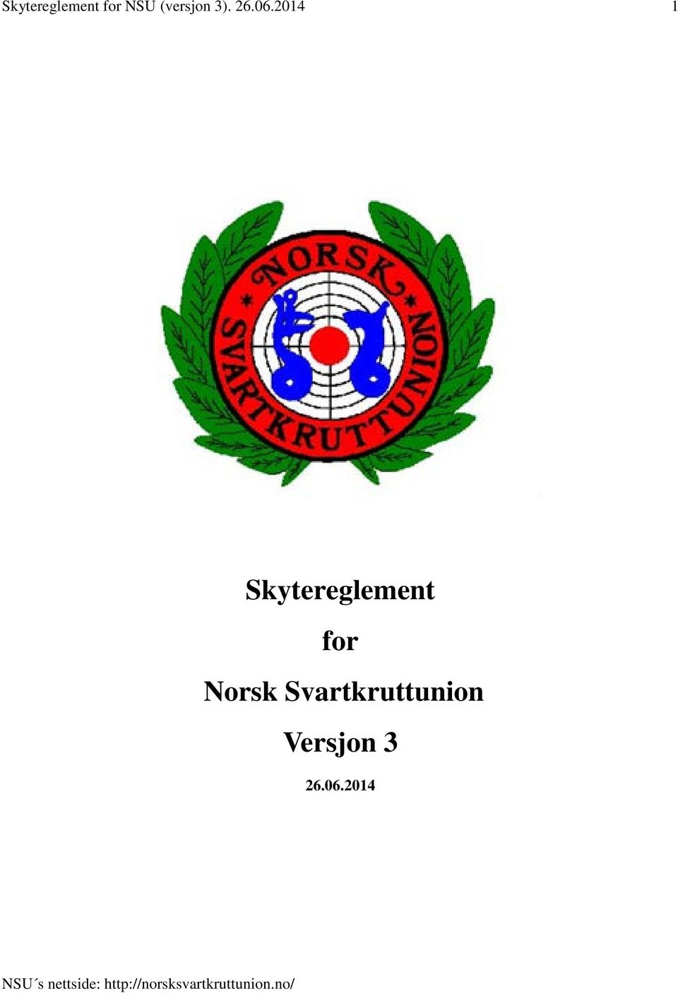 2014 1 Skytereglement for