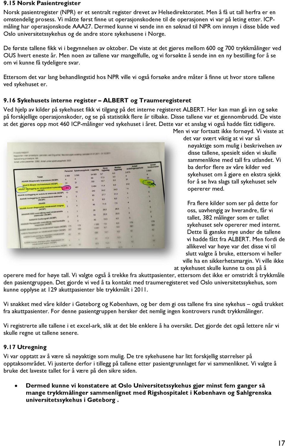 Dermed kunne vi sende inn en søknad til NPR om innsyn i disse både ved Oslo universitetssykehus og de andre store sykehusene i Norge. De første tallene fikk vi i begynnelsen av oktober.
