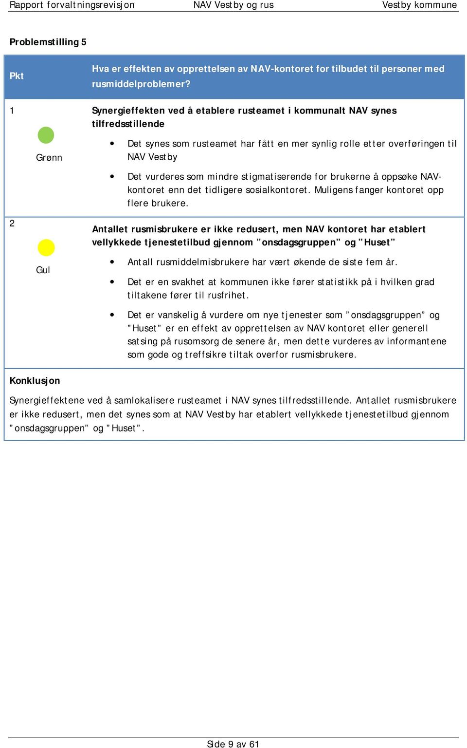 stigmatiserende for brukerne å oppsøke NAVkontoret enn det tidligere sosialkontoret. Muligens fanger kontoret opp flere brukere.