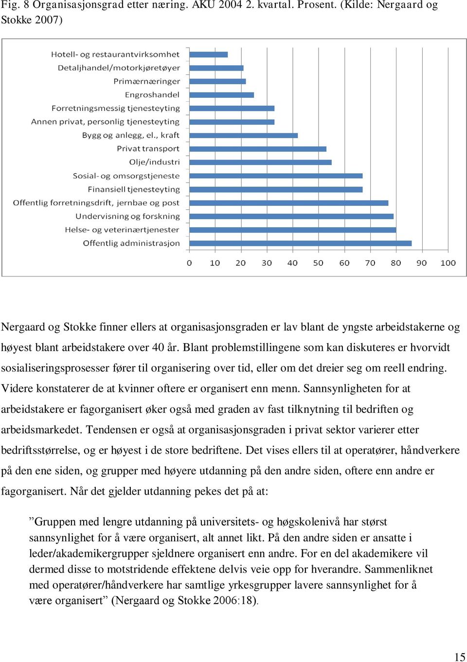 Blant problemstillingene som kan diskuteres er hvorvidt sosialiseringsprosesser fører til organisering over tid, eller om det dreier seg om reell endring.