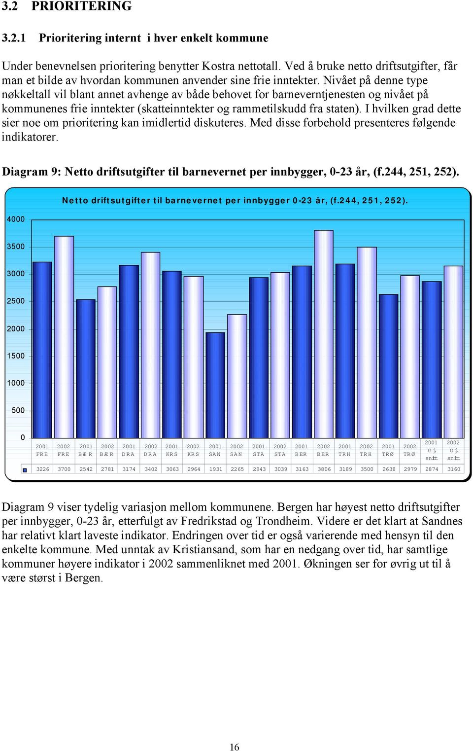 Nivået på denne type nøkkeltall vil blant annet avhenge av både behovet for barneverntjenesten og nivået på kommunenes frie inntekter (skatteinntekter og rammetilskudd fra staten).