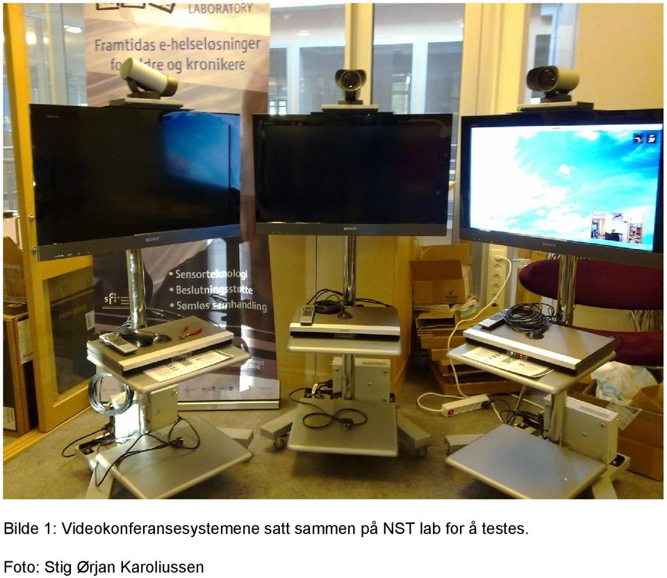 satt sammen på NST lab