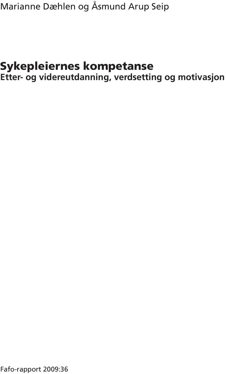 Etter- og videreutdanning,