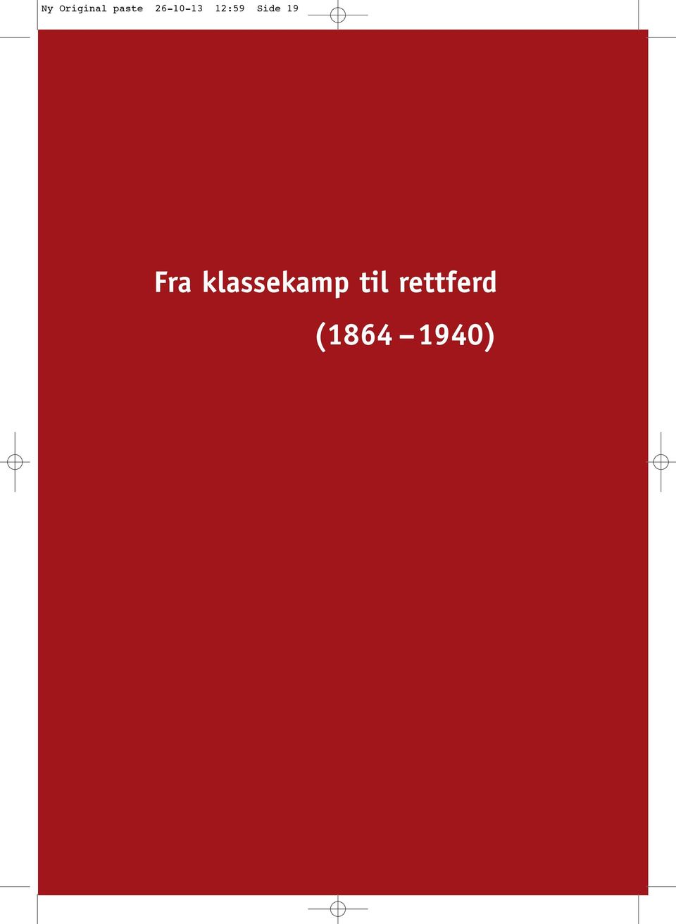 19 Fra klassekamp