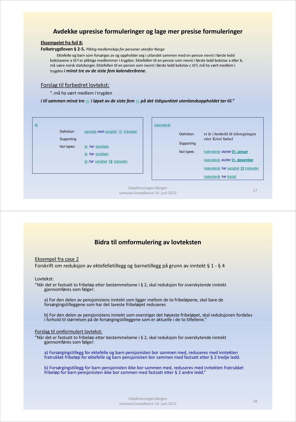 trygden. Ektefellen til en person som nevnt i første ledd bokstav a eller b, må være norsk statsborger.