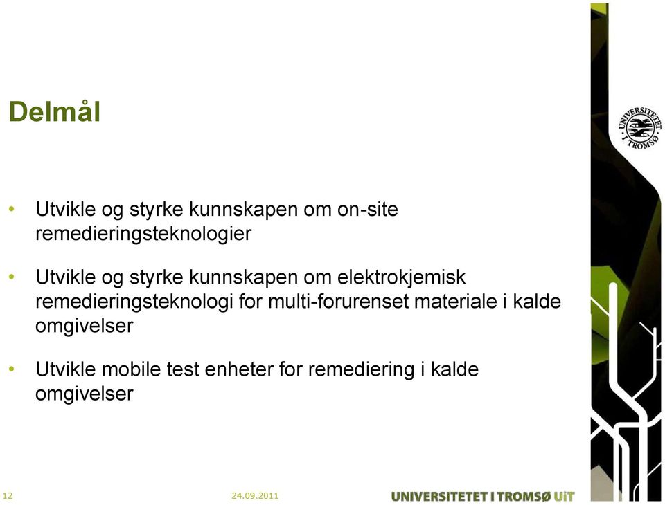 elektrokjemisk remedieringsteknologi for multi-forurenset