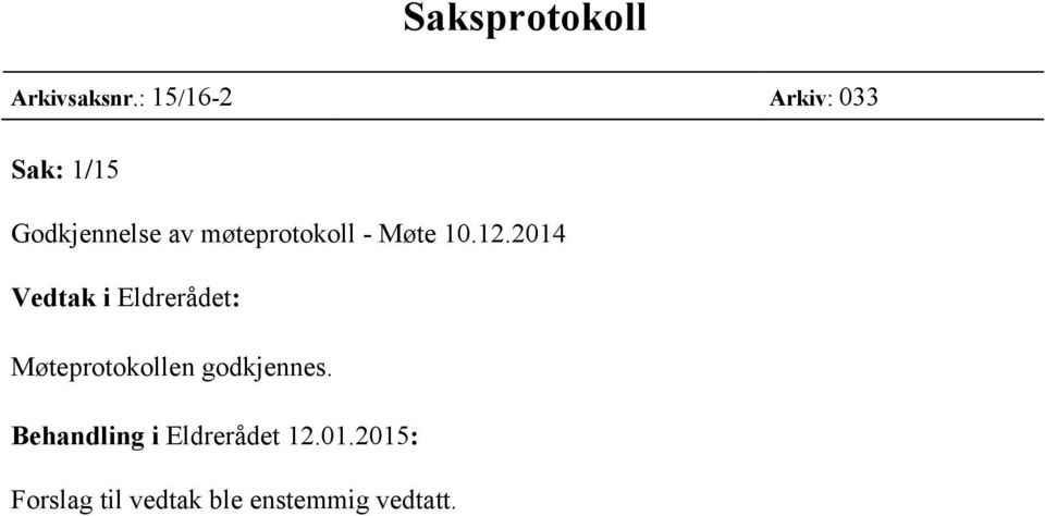 møteprotokoll - Møte 10.12.