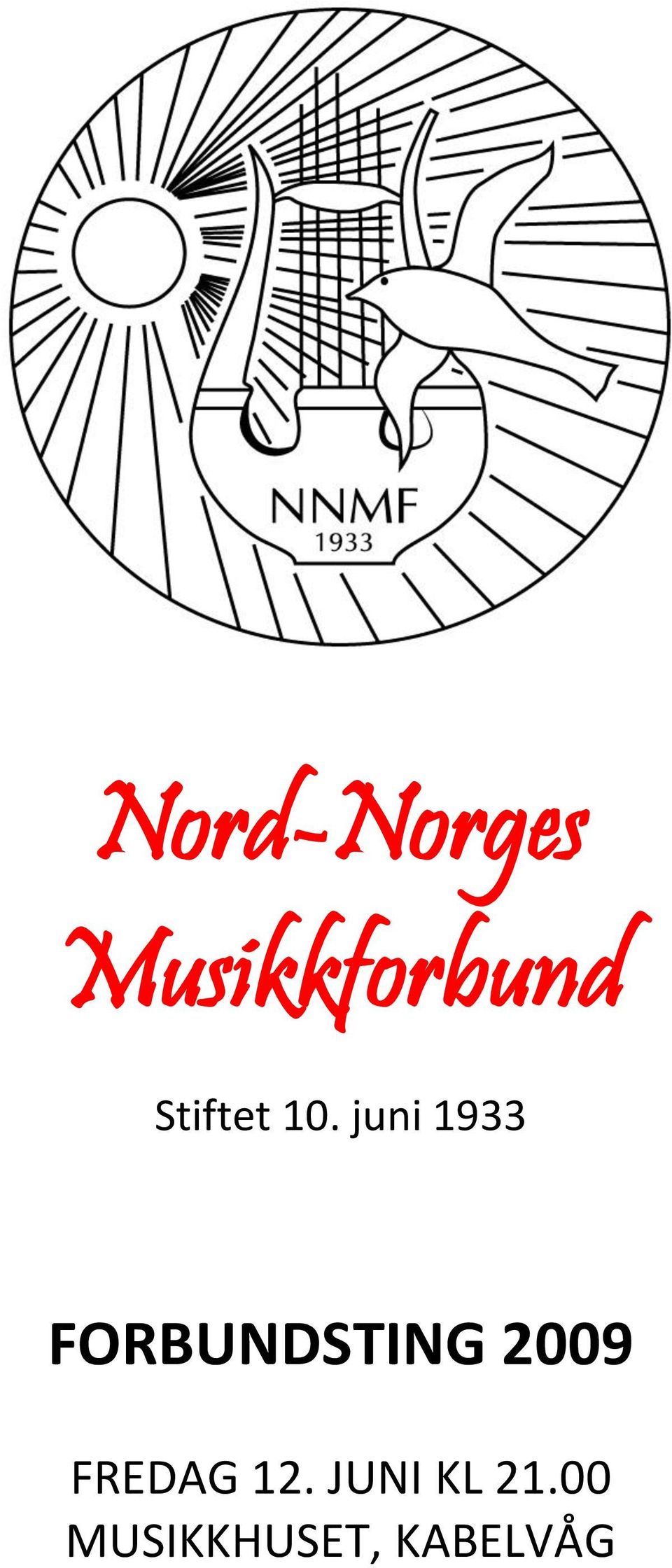 juni 1933 FORBUNDSTING 2009