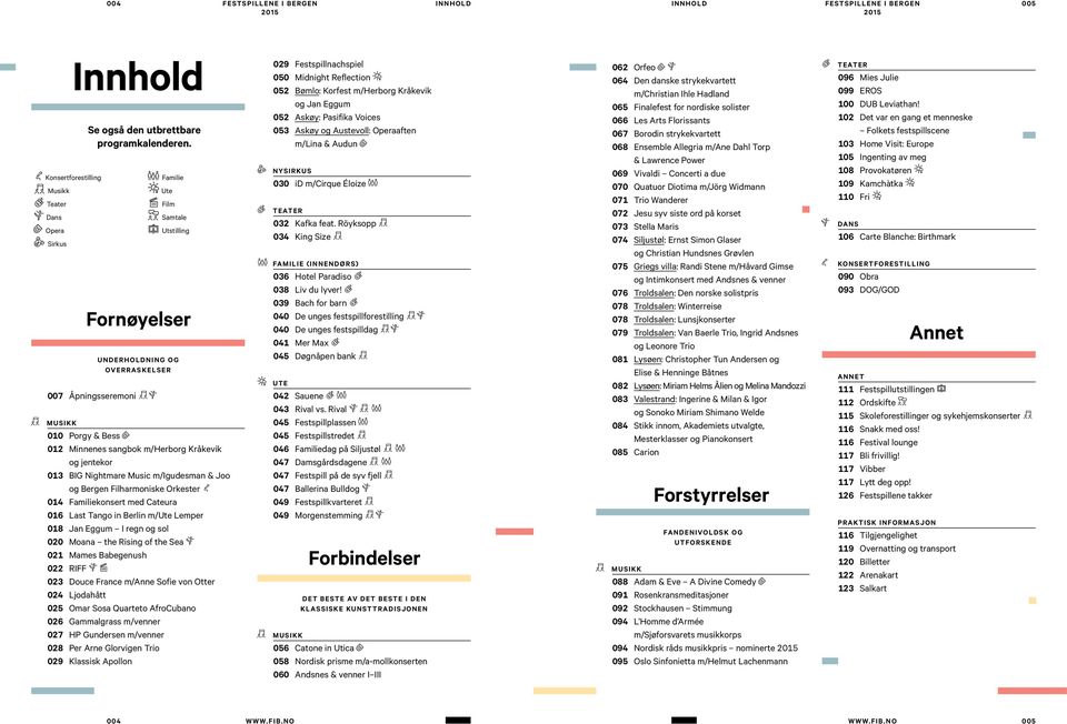 /Igudesan & Joo og Bergen Filharoniske Orkester k 4 Failiekonsert ed Cateura 6 Last Tango in Berlin /Ute Leper 8 Jan Eggu I regn og sol 020 Moana the Rising of the Sea d 021 Maes Babegenush 022 RIFF