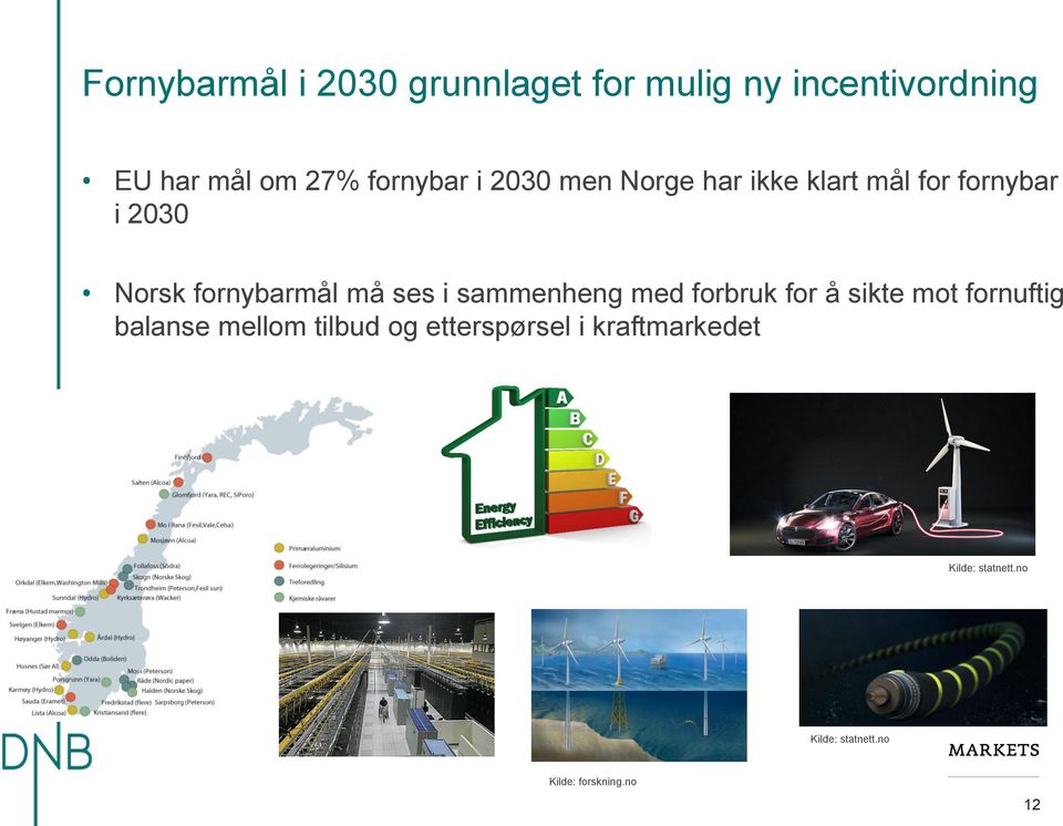 må ses i sammenheng med forbruk for å sikte mot fornuftig balanse mellom tilbud og