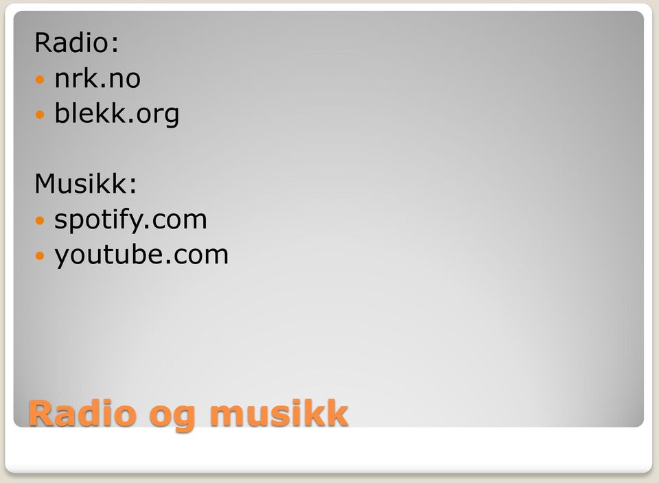 org Musikk: