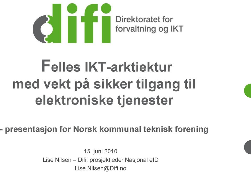 Norsk kommunal teknisk forening 15.