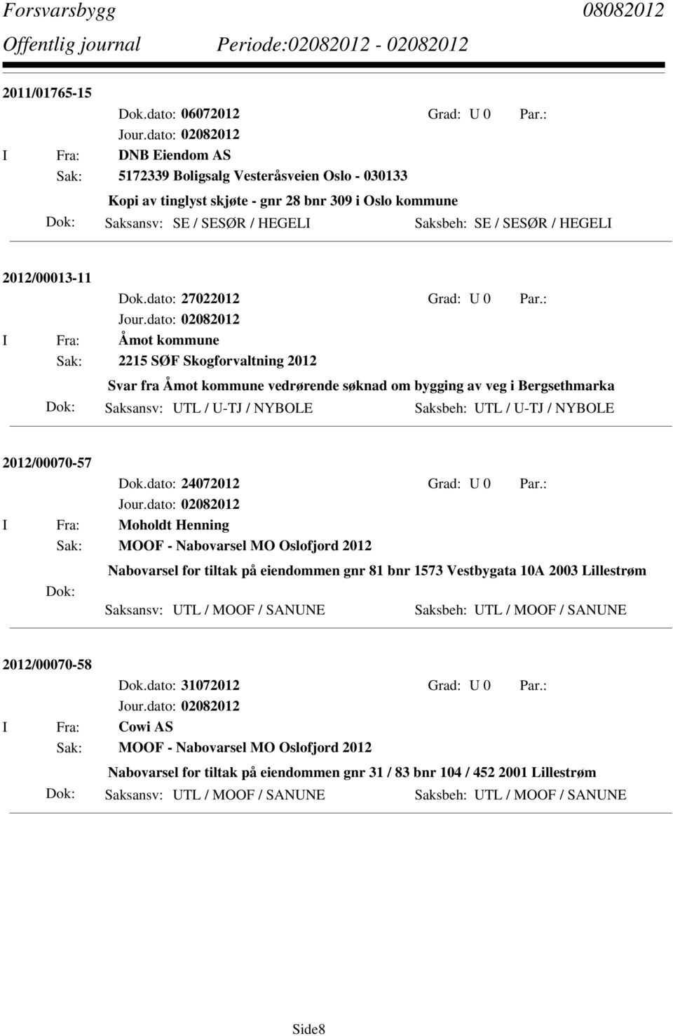 2012/00013-11 Dok.dato: 27022012 Grad: U 0 Par.