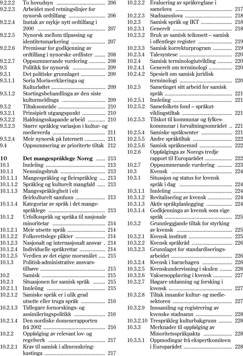 .. 219 9.2.2.6 Premissar for godkjenning av 10.2.3.3 Samisk korrekturprogram... 219 ordtilfang i nynorske ordlister... 208 10.2.3.4 Talesyntese... 220 9.2.2.7 Oppsummerande vurdering... 208 10.2.4 Samisk terminologiutvikling.