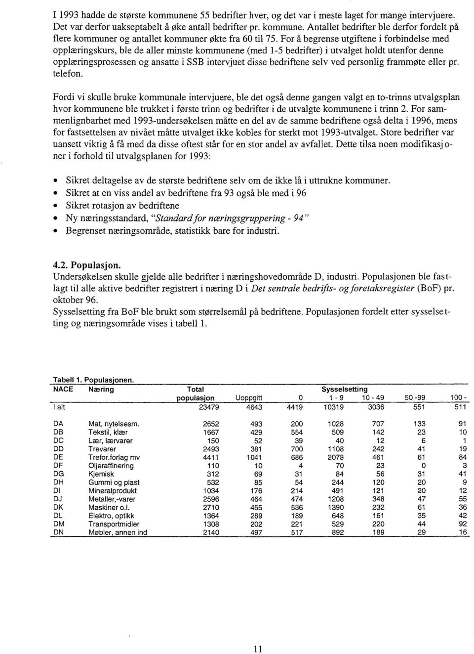 bedriftene selv ved personlig frammøte eller pr. telefon.