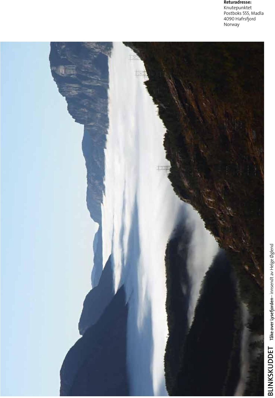 Hafrsfjord Norway Blinkskuddet