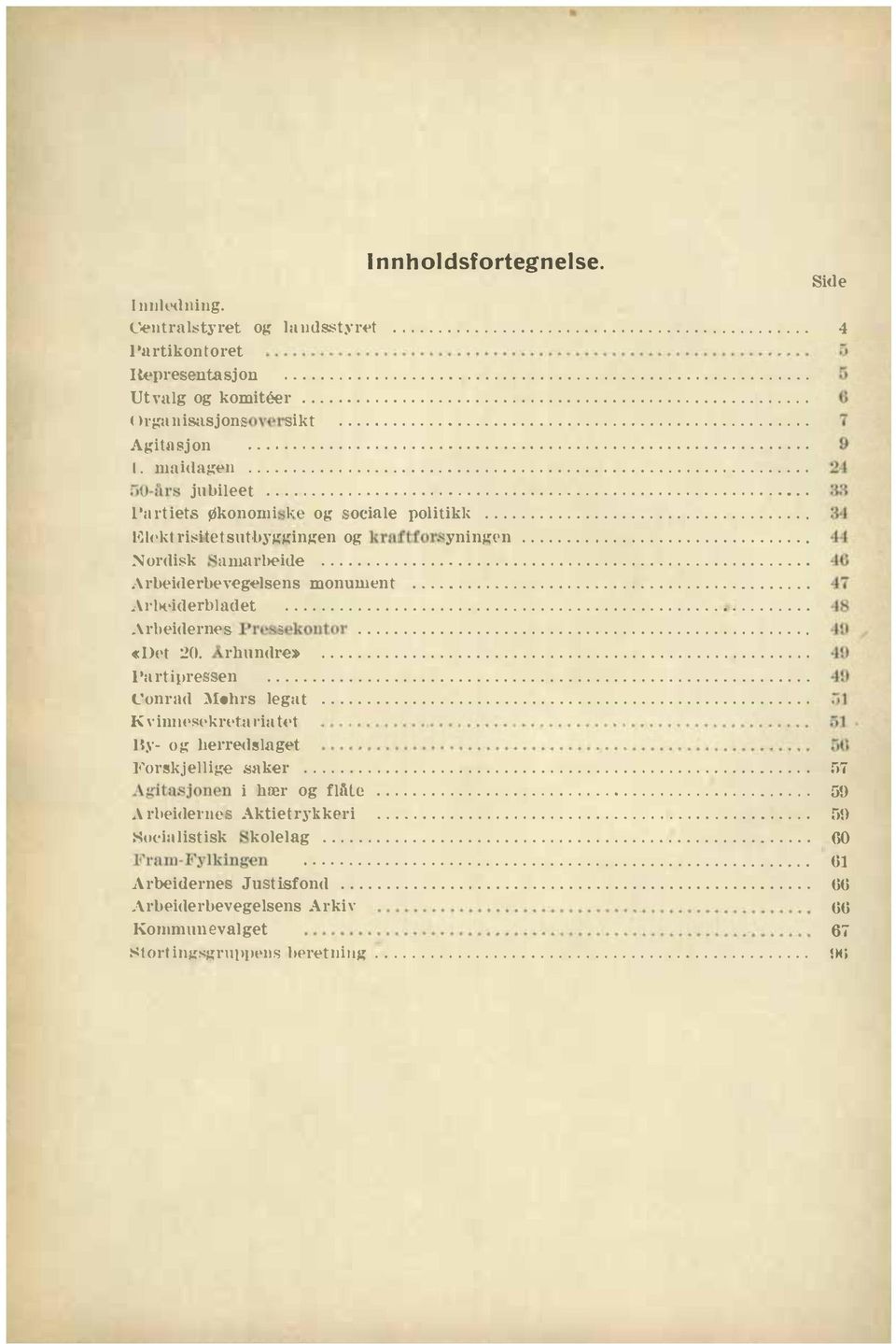 <k 'amarl)('ide - \rbei<el'bey( g('lsens monument \l'll( i<erbladet \r\jeidern<, Pres ekontor 4' Del 0 rh undl'» Pa rlillre en Conrad )0rs legat K \'iull('!