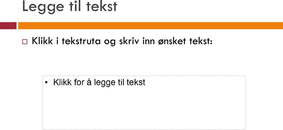 tekstruta og