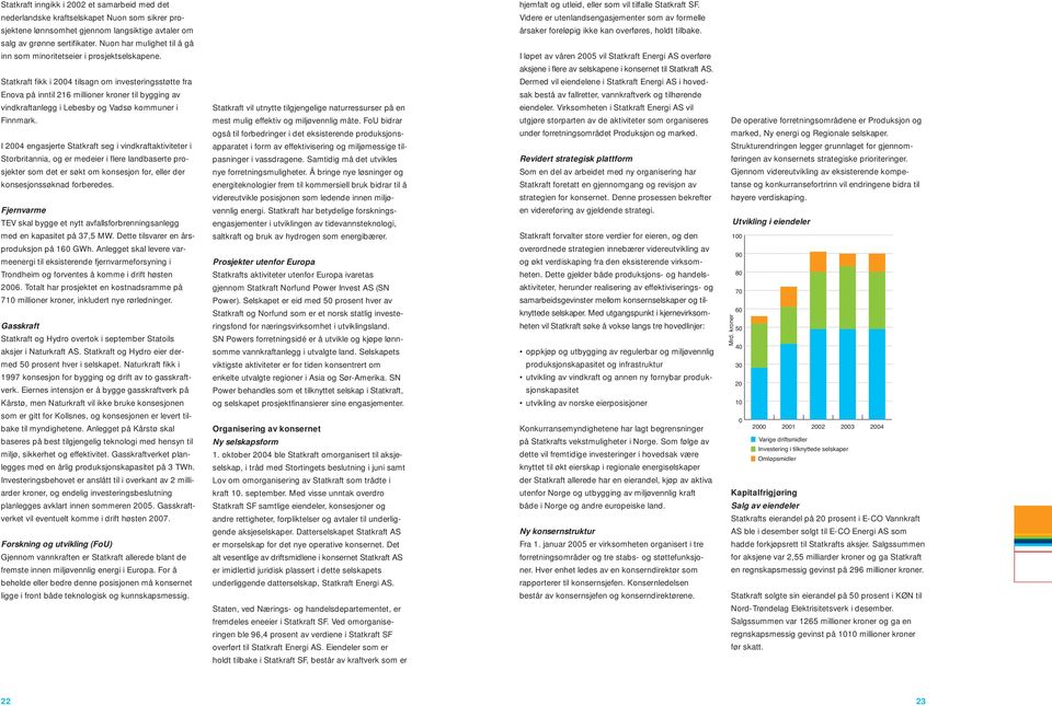 Statkraft fikk i 2004 tilsagn om investeringsstøtte fra Enova på inntil 216 millioner kroner til bygging av vindkraftanlegg i Lebesby og Vadsø kommuner i Finnmark.