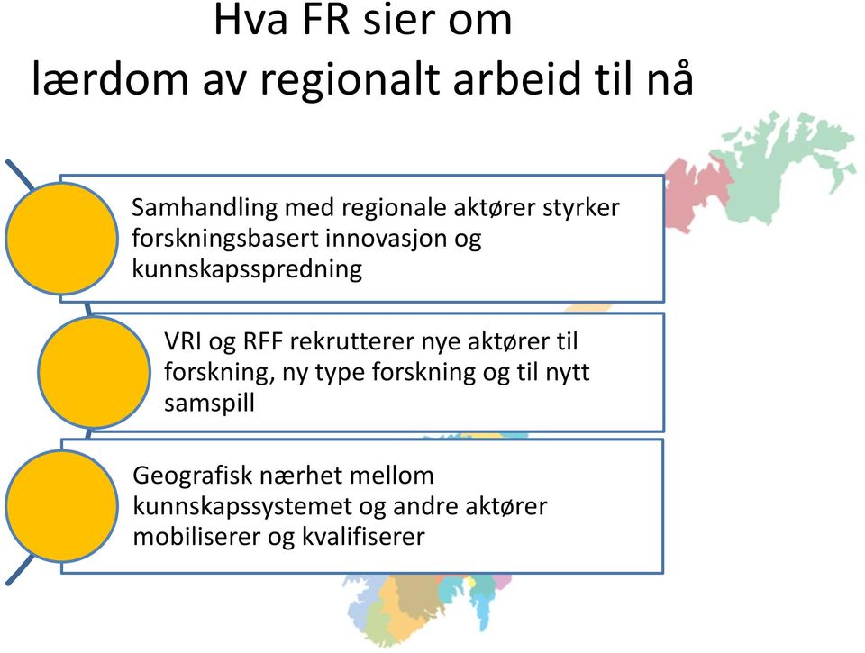 rekrutterer nye aktører til forskning, ny type forskning og til nytt samspill