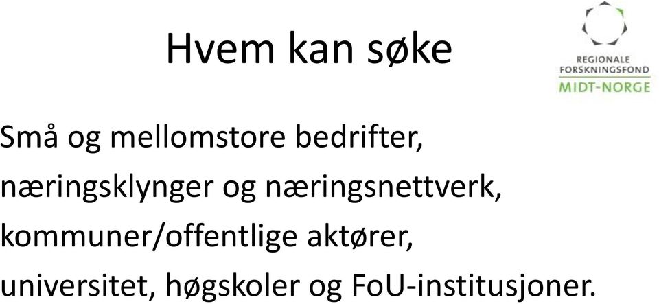 næringsnettverk, kommuner/offentlige