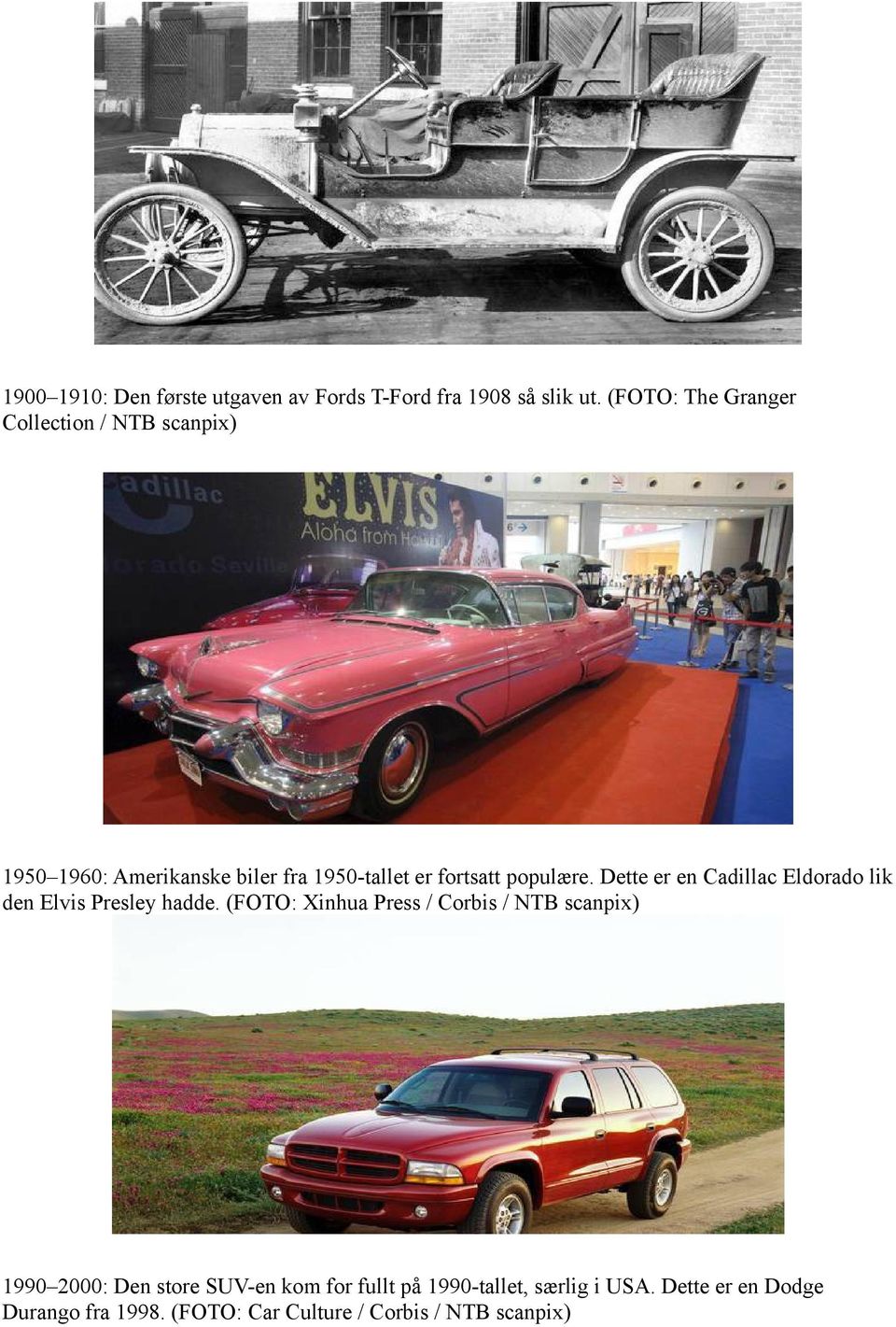 populære. Dette er en Cadillac Eldorado lik den Elvis Presley hadde.