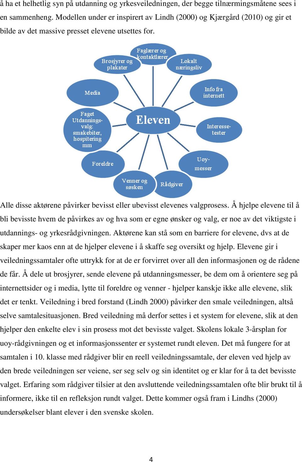 Å hjelpe elevene til å bli bevisste hvem de påvirkes av og hva som er egne ønsker og valg, er noe av det viktigste i utdannings- og yrkesrådgivningen.