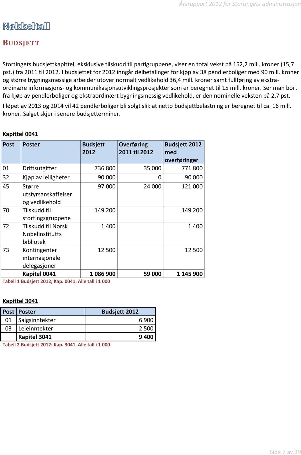 kroner samt fullføring av ekstraordinære informasjons- og kommunikasjonsutviklingsprosjekter som er beregnet til 15 mill. kroner.