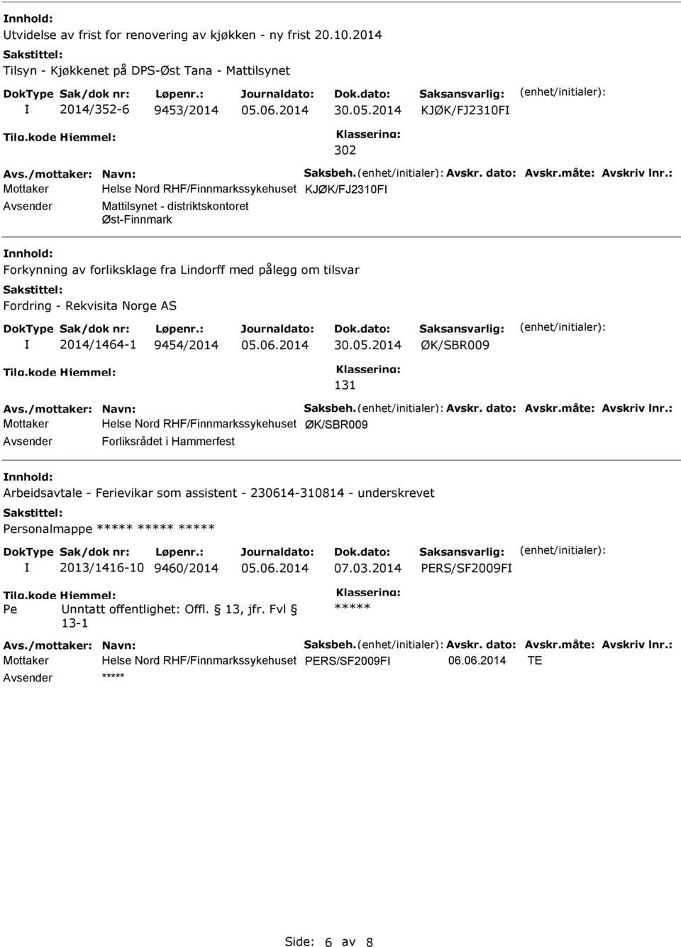 tilsvar Fordring - Rekvisita Norge AS 2014/1464-1 9454/2014 30.05.