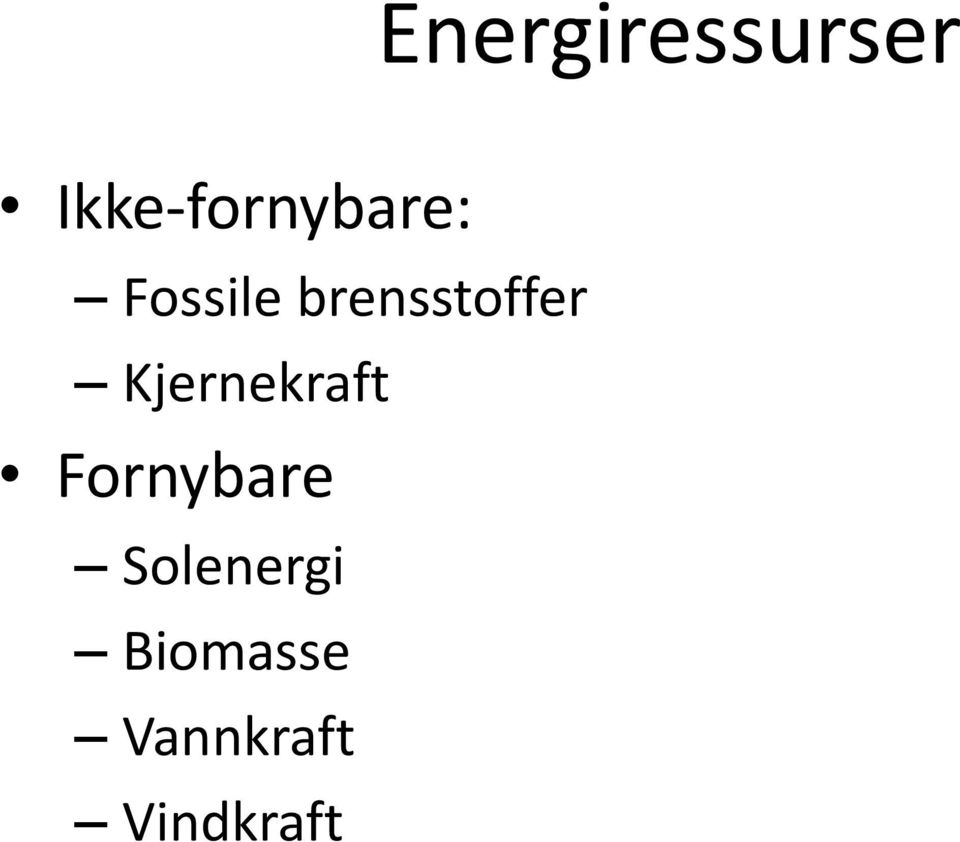 brensstoffer Kjernekraft