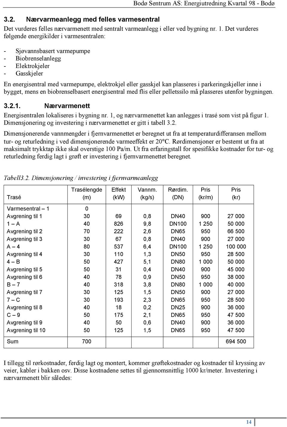 plasseres i parkeringskjeller inne i bygget, mens en biobrenselbasert energisentral med flis eller pelletssilo må plasseres utenfor bygningen. 3.2.1.