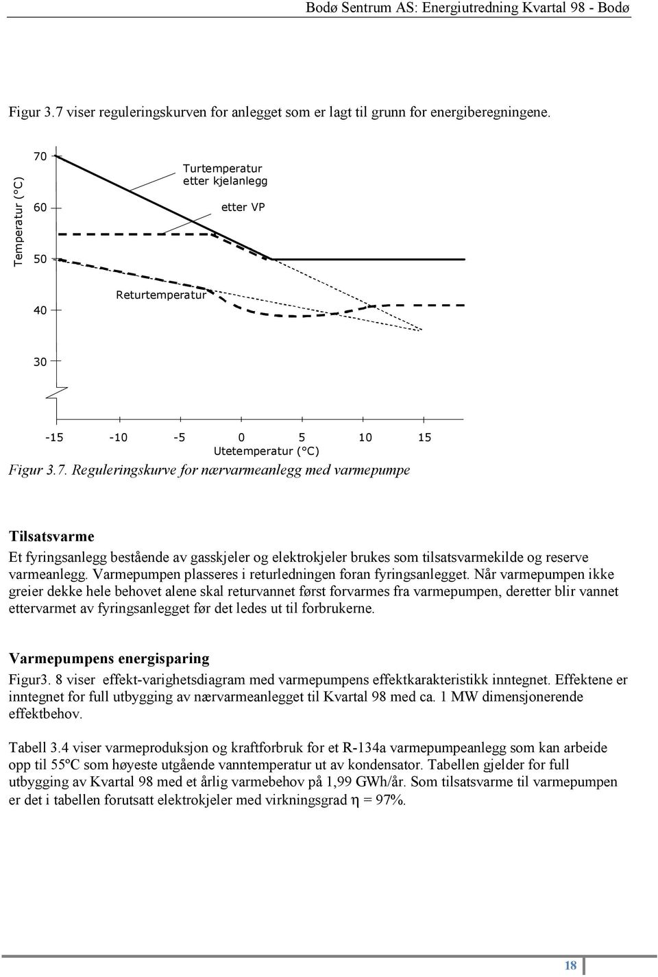 Varmepumpen plasseres i returledningen foran fyringsanlegget.