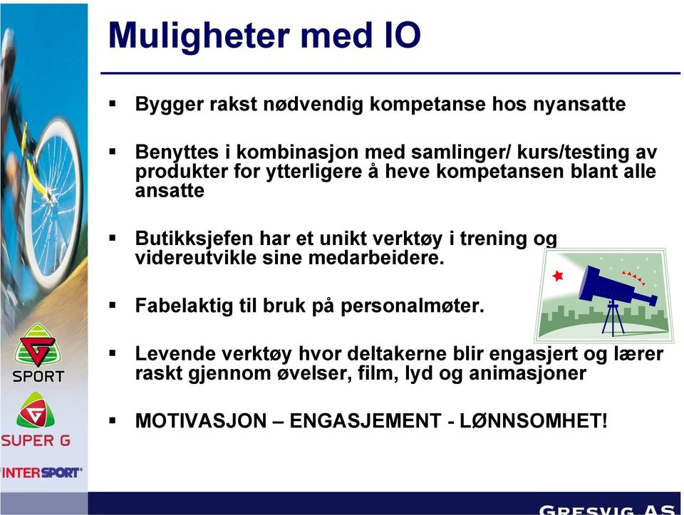 verktøy i trening og videreutvikle sine medarbeidere. Fabelaktig til bruk på personalmøter.