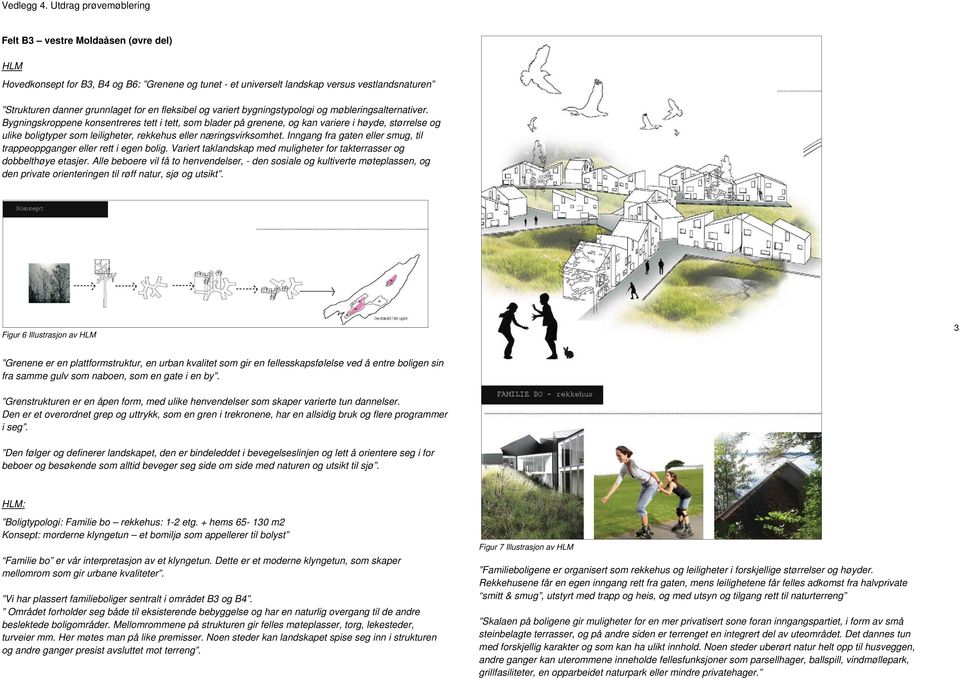 fleksibel og variert bygningstypologi og møbleringsalternativer.