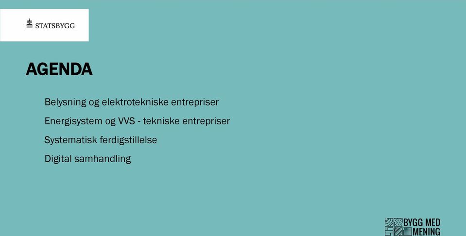 Energisystem og VVS - tekniske