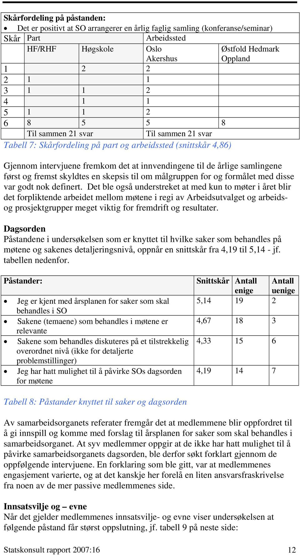 samlingene først og fremst skyldtes en skepsis til om målgruppen for og formålet med disse var godt nok definert.