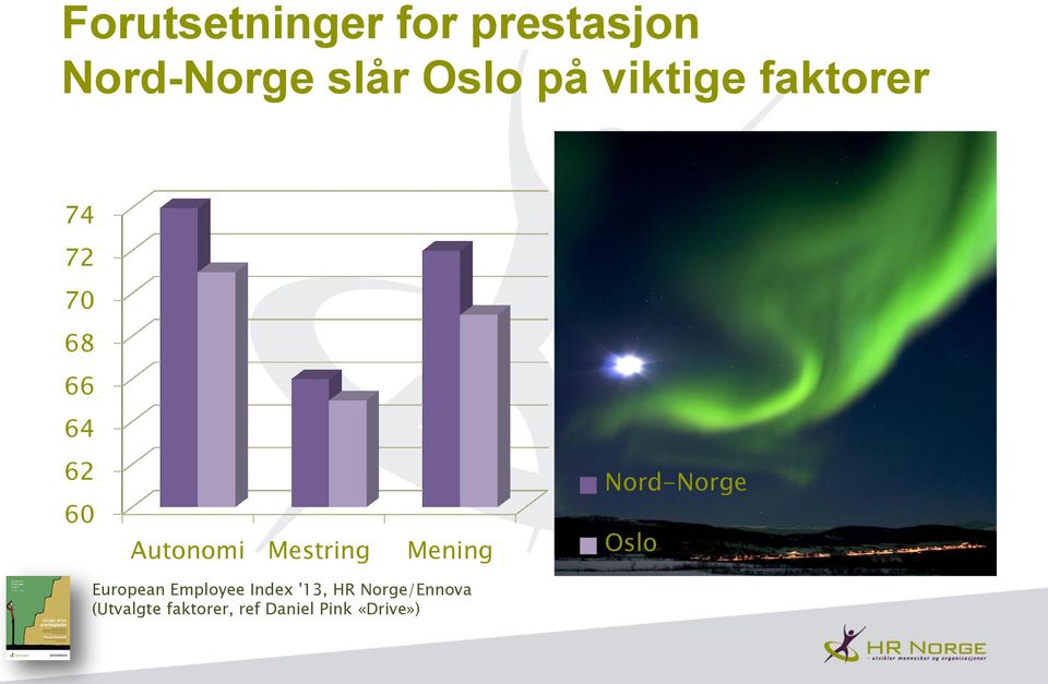 Mestring Mening Nord-Norge Oslo European Employee Index