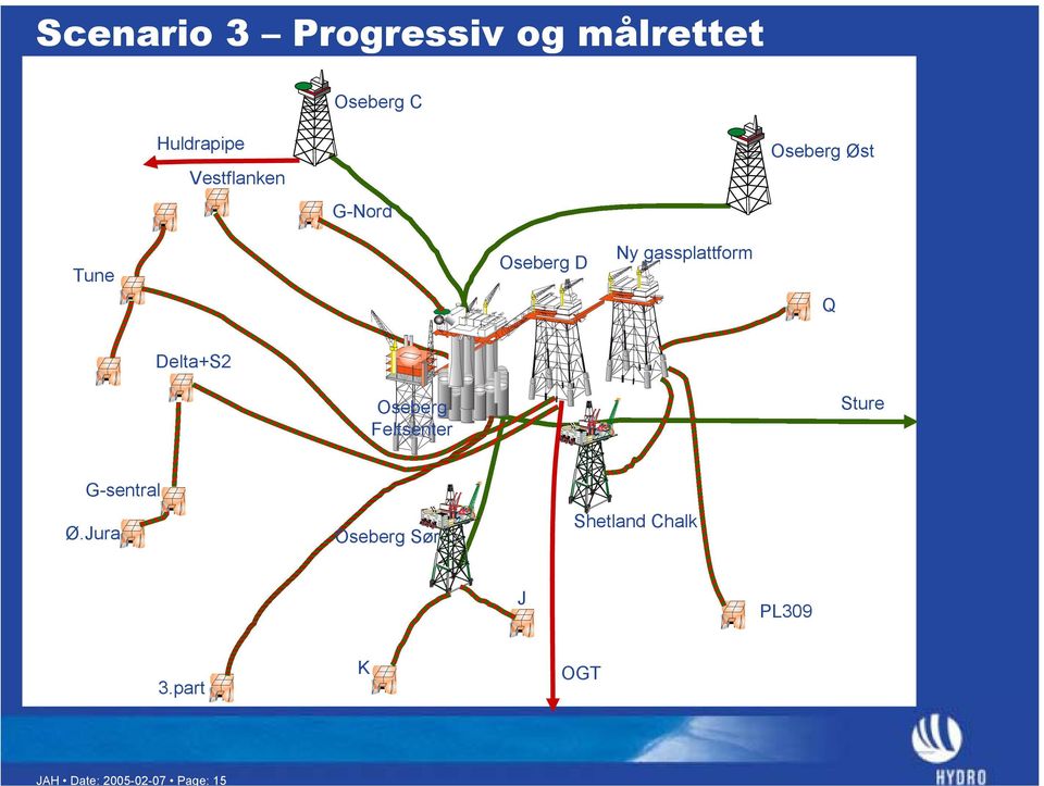 Oseberg D Ny gassplattform Q Delta+S2 Oseberg Feltsenter Sture