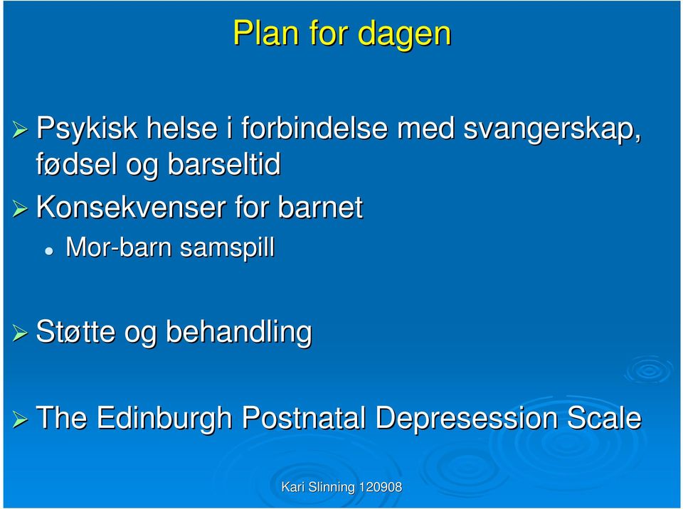 for barnet Mor-barn samspill Støtte tte og