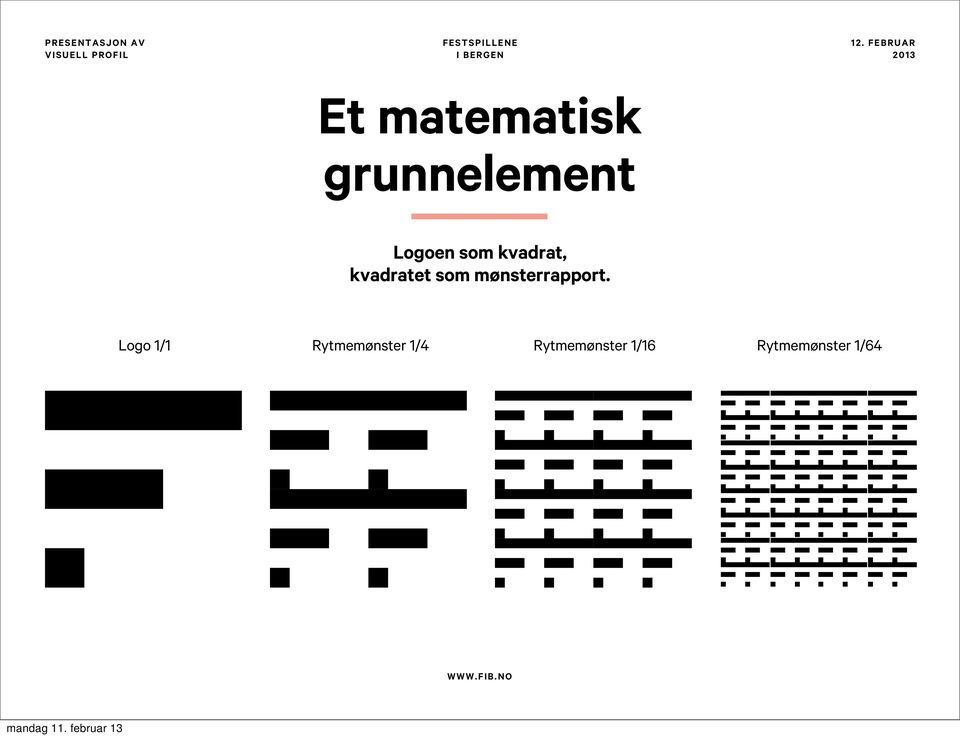 mønsterrapport.