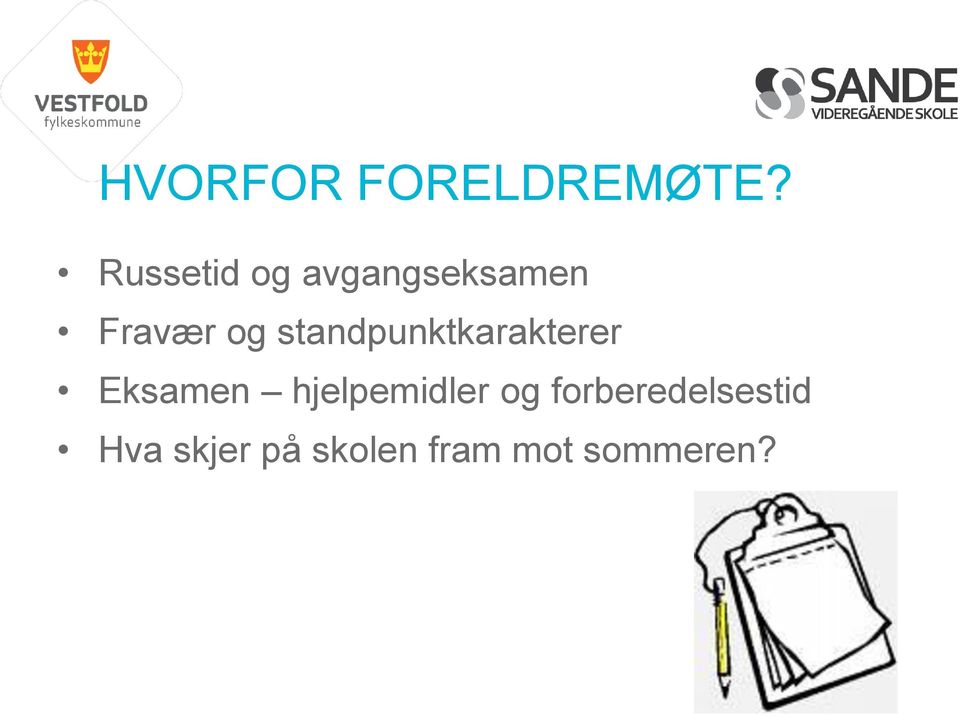 standpunktkarakterer Eksamen