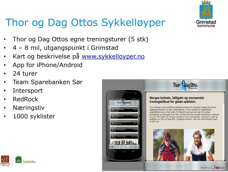 beskrivelse på www.sykkelloyper.