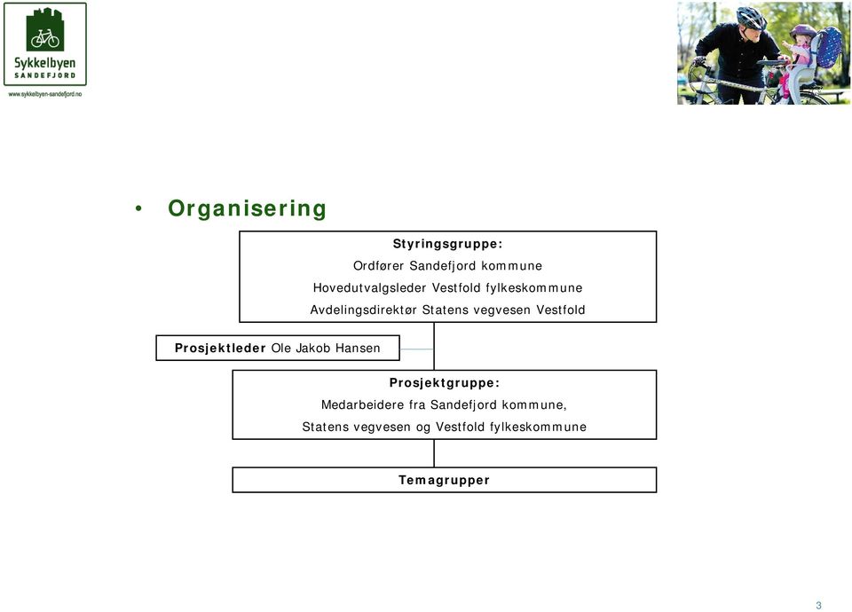vegvesen Vestfold Prosjektleder Ole Jakob Hansen Prosjektgruppe: