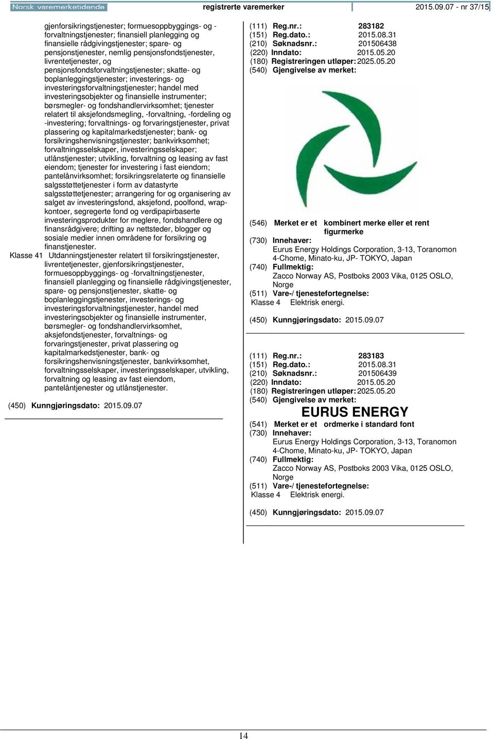 pensjonsfondstjenester, livrentetjenester, og pensjonsfondsforvaltningstjenester; skatte- og boplanleggingstjenester; investerings- og investeringsforvaltningstjenester; handel med