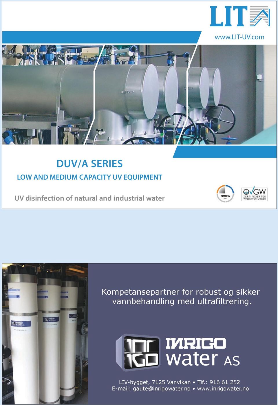 of natural and industrial water Kompetansepartner for robust og