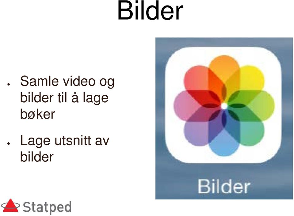 til å lage bøker